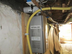 CSST installed in an older home