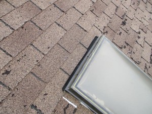 Cracked skylight